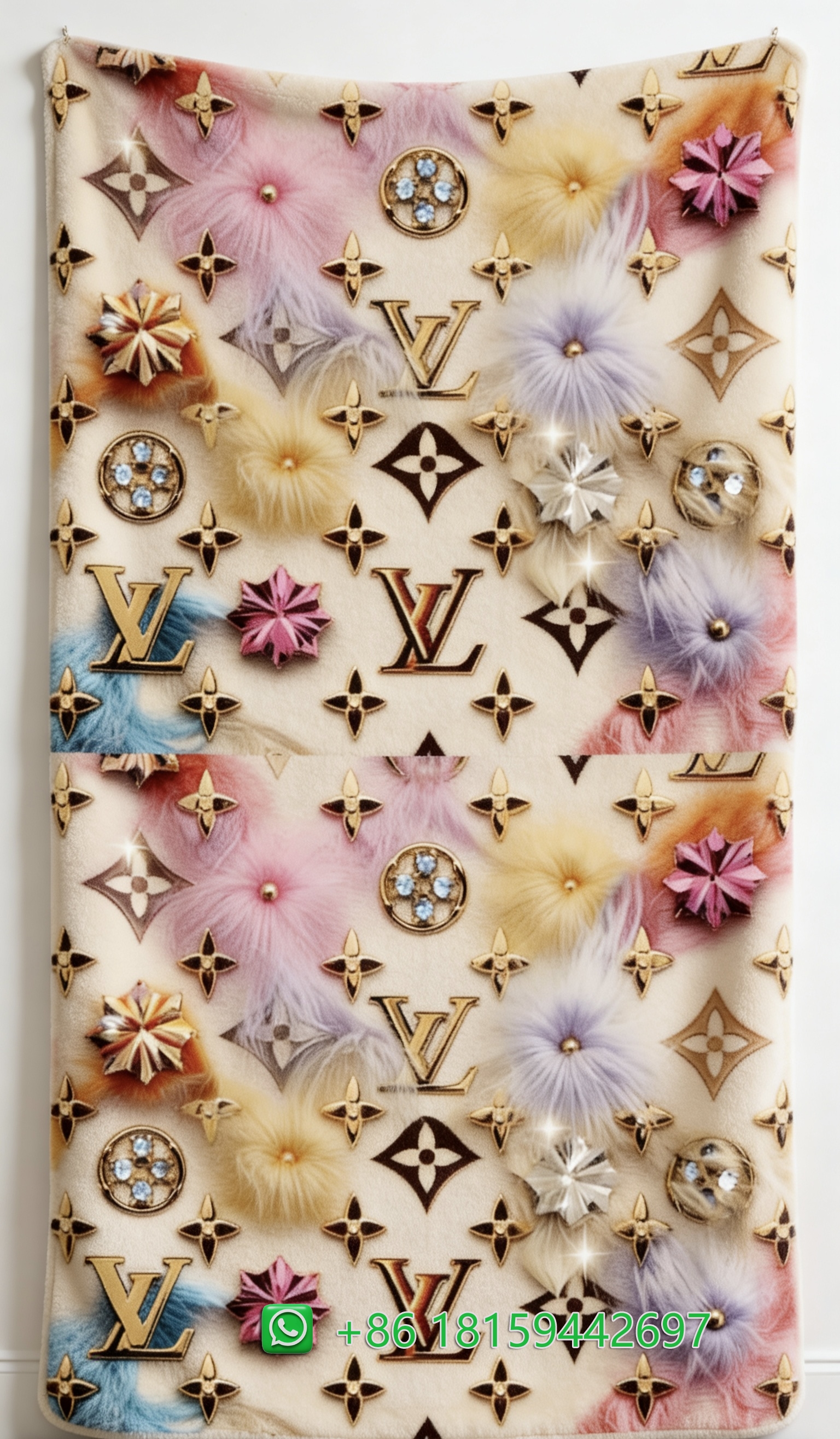 Louis Vuitton Throw Blankets